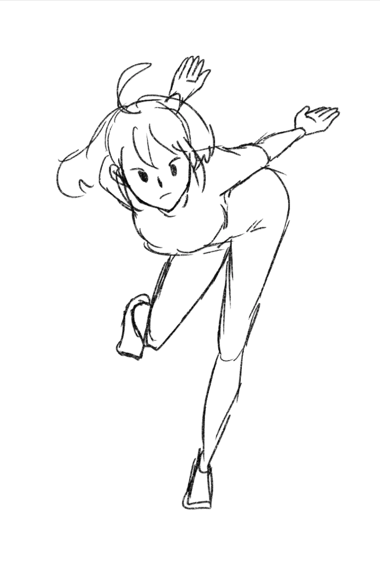 Rough input sketch
